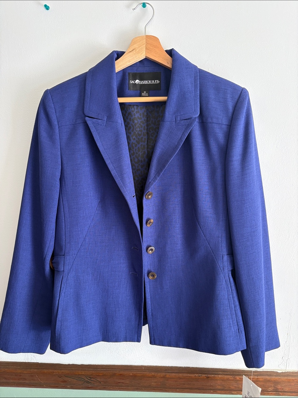 Sag Harbor Vibrant Ink Women's Blazer